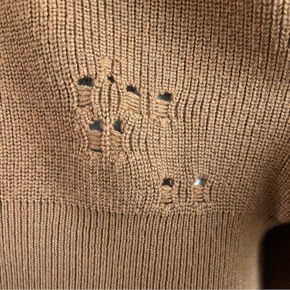 Lovers + Friends Ripped Sweater wool blend size XS oversized - Picture 6 of 14